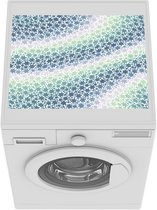 Wasmachine beschermer mat - Sterren - Zee - Patronen - Breedte 55 cm x hoogte 45 cm