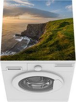 Wasmachine beschermer mat - Grijze wolken boven de Ierse Kliffen van Moher - Breedte 60 cm x hoogte 60 cm