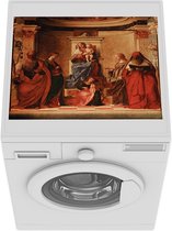 Wasmachine beschermer mat - Altaarstuk van San Zaccaria - Giovanni Bellini - Breedte 55 cm x hoogte 45 cm