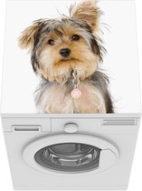 Wasmachine beschermer mat -  Yorkshire terrier - Breedte 60 cm x hoogte 60 cm