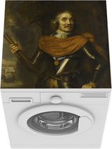 Wasmachine beschermer mat -  Maerten Harpertsz Tromp - Schilderij van Jan Lievens - Breedte 60 cm x hoogte 60 cm