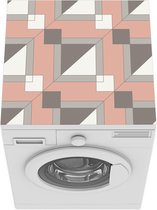 Wasmachine beschermer mat - Geometrie - Patronen - Abstract - Breedte 60 cm x hoogte 60 cm