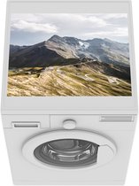 Wasmachine beschermer mat - Wolkenlucht boven een berglandschap - Breedte 55 cm x hoogte 45 cm