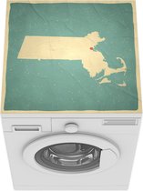 Wasmachine beschermer mat - Boston in de staat Massachusetts - Breedte 60 cm x hoogte 60 cm