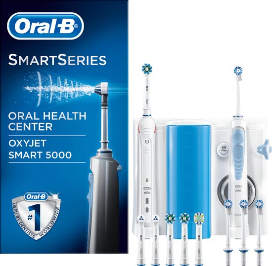 Oral-B Smart 5000 + Oxyjet Monddouche – Elektrische Tandenborstel