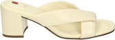 Hogl 105820 - Volwassenen Dames slippers - Kleur: Wit/beige - Maat: 40