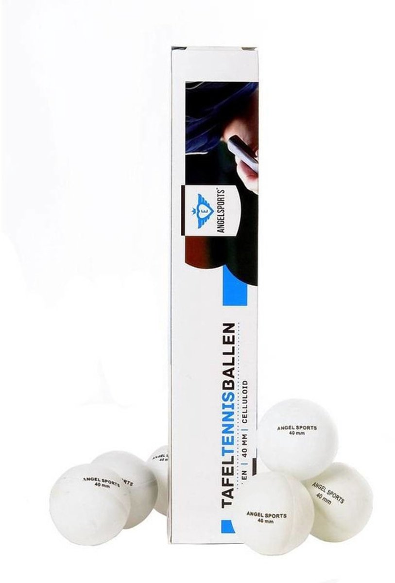 36x stuks Tafeltennis pingpong balletjes 40 mm/4 cm - Sportief speelgoed - Sporten - Tafeltennissen