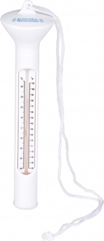 Zwembad thermometer wit