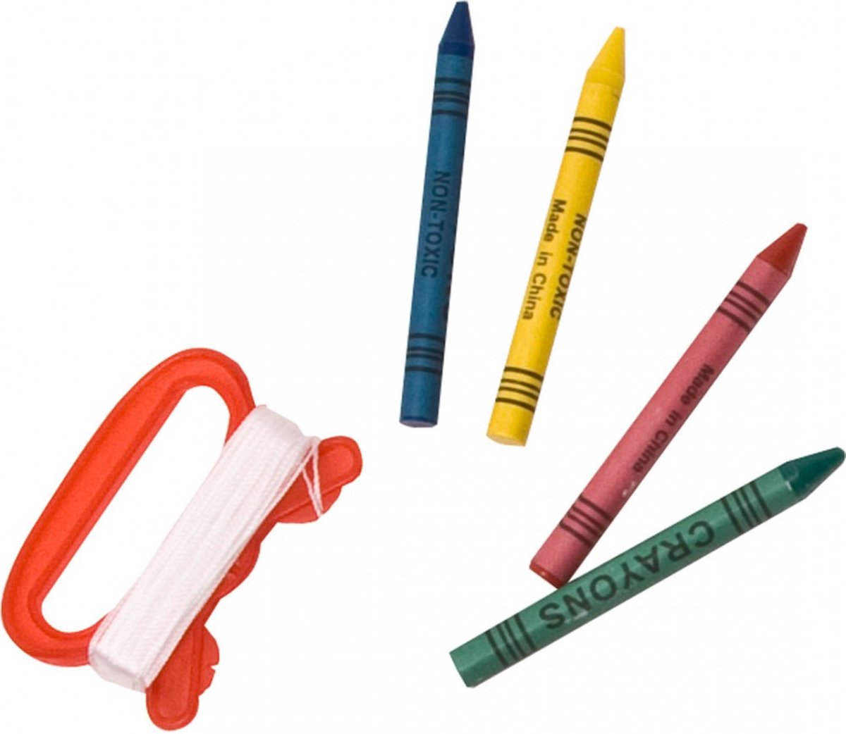 HQ Invento Vlieger - 2x - blanco - DIY knutselpakket - incl 6 krijtjes - 49 x 49 cm - strandspeelgoed