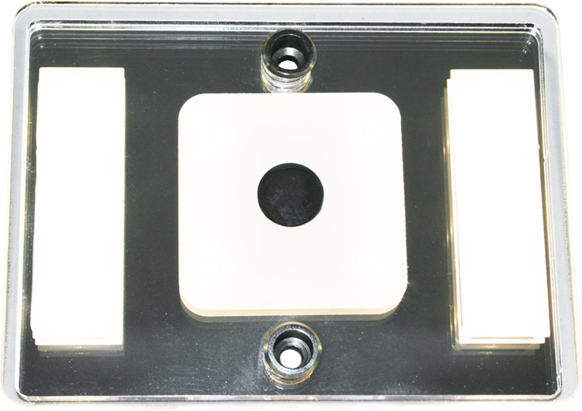 Haba Plafonniere Led Almond - Plafondlamp - Caravanlamp - mat-chroom