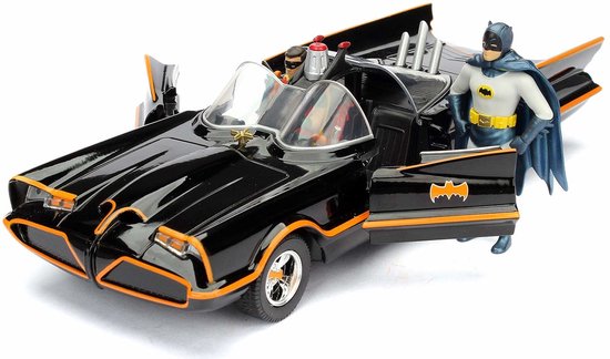 Worden boeren straal Jada Toys - Batman 1966 Classic Batmobile 1:24 - Die-cast - Vanaf 8 jaar  -... | bol.com