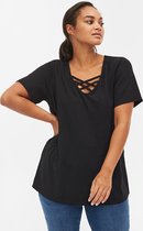 Zizzi shirt V hals bandjes ERILEY
