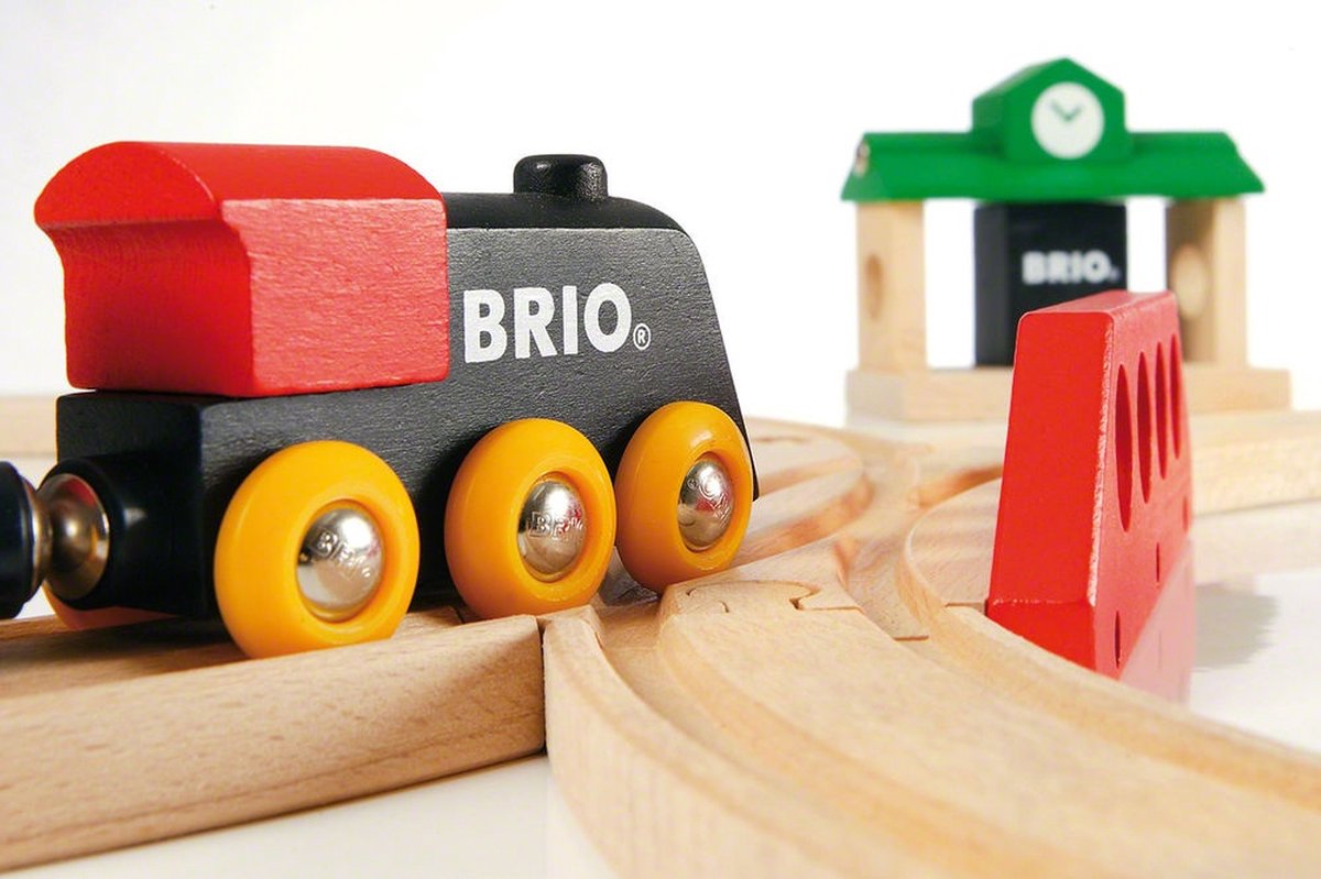 BRIO Classic - Coffret de train édition anniversaire 65 ans, Coffret de  train en bois