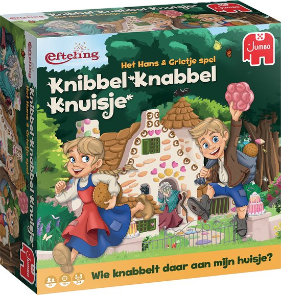 Afbeelding van het spel Jumbo Knibbel Knabbel Knuisje Efteling - Bordspel