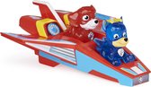 PAW Patrol Mighty Pups Super PAWs, Mini Jet Playset avec 2 mini-figurines, pour les enfants à partir de 3 ans