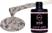 Gellak - 958 - 15 ml | B&N - soak off gellak