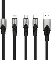 3 in 1 USB Oplaad- en dataoverdracht kabel van UNIQ Accessory