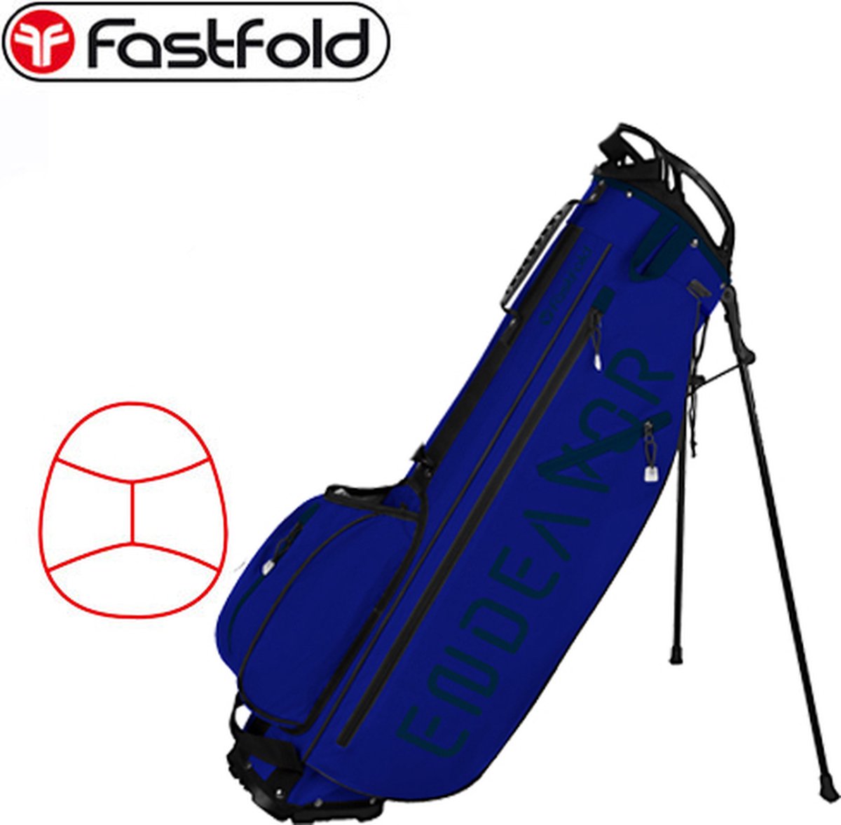 Fastfold Endeavor 7 inch Standbag, lichtblauw