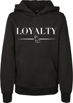 Urban Classics Kinder hoodie/trui -Kids 110/116- Loyalty Zwart