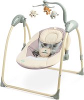 Balançoire bébé électrique, chaise berçante Caretero Loop beige