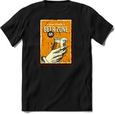 Beer zone | Feest kado T-Shirt heren - dames | Perfect drank cadeau shirt |Grappige bier spreuken - zinnen - teksten