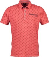 Lerros Poloshirt Korte Mouw Polo Met All Over Print 2933271 347 Mannen Maat - XXL