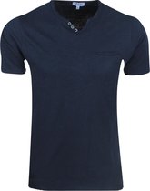 Consenso - Heren T-Shirt - Used Look - Navy