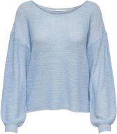 Only Trui Onlsunny L/s Balloon Pullover Knt 15254283 Cashmere Blue Dames Maat - L