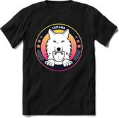 Saitama Logo T-Shirt | Saitama Inu Wolfpack Crypto Ethereum kleding Kado Heren / Dames | Perfect Cryptocurrency Munt Cadeau Shirt Maat L