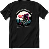 Coordinates | TSK Studio Mountainbike kleding Sport T-Shirt | Roze | Heren / Dames | Perfect MTB Verjaardag Cadeau Shirt Maat 3XL