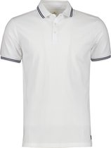 Hensen Polo - Slim Fit - Wit - 4XL Grote Maten