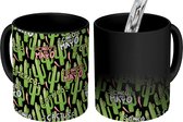 Magische Mok - Foto op Warmte Mokken - Koffiemok - Patronen - Peper - Cactus - Magic Mok - Beker - 350 ML - Theemok