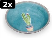 2x # VOERBAK KAT CACTUS 13CM 180ML