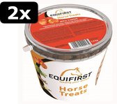 2x EQUIFIRST HORSE TREATS APPLE 1,5KG