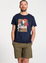 J&JOY - T-Shirt Mannen 22 Selva Navy Selva