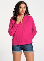 J&JOY - Sweatshirt Vrouwen 02 Selva Fuschia Red