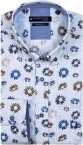 Giordano Korte mouw Overhemd - 216008 Bleu (Maat: XL)