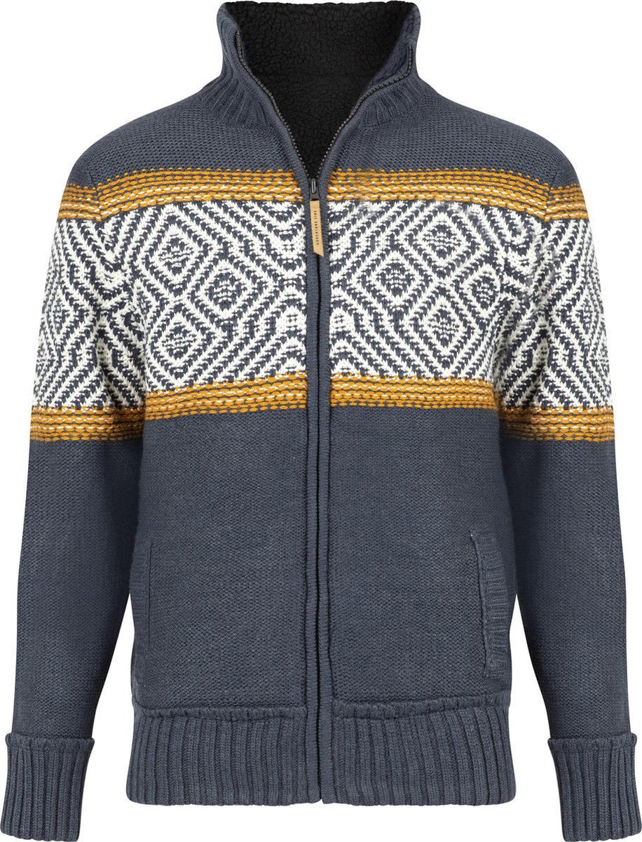 Oliver fleece jas heren Blauw
