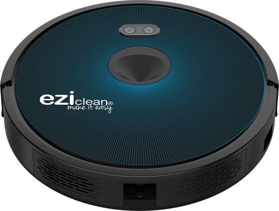 Eziclean Aqua-Connect x650 – Dweilrobot – Robotstofzuiger Met Dweilfunctie – Spraakbesturing - Lasernavigatietechnologie - Cornertechnologie - 120 min Autonomie - 240m² - HEPA 13 Filter