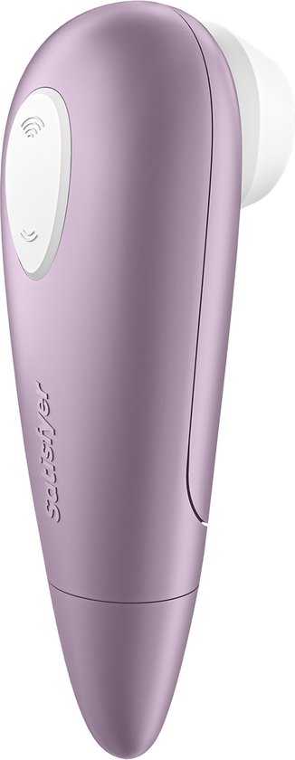 Vibrator, Satisfyer Number One, clitoriszuiger met 11 intensiteitsniveaus, oplegvibrator met batterijvoeding, waterdicht