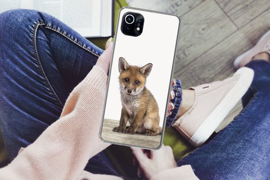 Xiaomi Mi 11 - Enfant - Renard - Bébé renard - Enfants - Filles - Garçons - Coque de téléphone en Siliconen