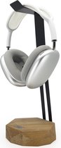 Industrial Living Koptelefoon Houder –Gaming Headset Stand  – Hoofdtelefoon Standaard Bureau– Hout - Metaal