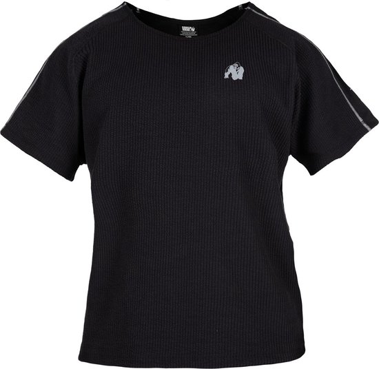 Gorilla Wear Buffalo Old School Workout T-Shirt - Zwart / Grijs - L/XL