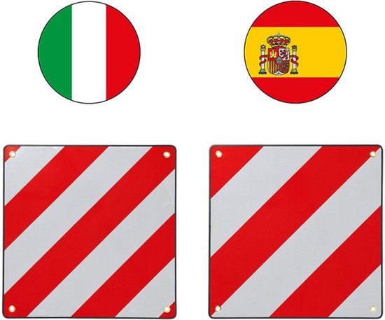 Pro Plus Markeringsbord - Aluminium - 50 x 50 cm - Geschikt voor Italië en Spanje