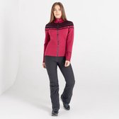 De Dare2B Bejewel gebreide trui - wintersportpully - dames - hele rits - versierd - Donker roze