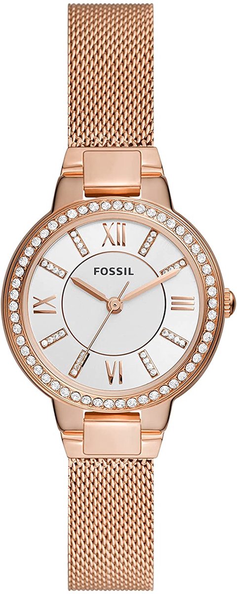 Fossil Virginia ES5111 Horloge - Staal - Rosékleurig - Ø 30 mm