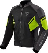 REV'IT! Jacket GT R Air 3 Black Neon Yellow XL - Maat - Jas