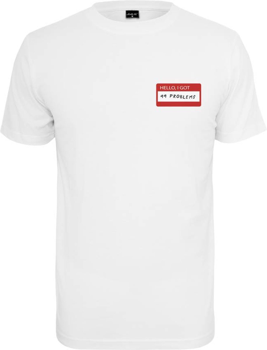 Mister Tee I Got 99 Problems Heren T-shirt S Wit