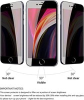 iPhone SE 2022 Privacy screenprotector 2 Pack / Privacy Screenprotector iPhone iPhone Se 2020 Beschermfolie - iPhone 7 / 8 Anti Spy Screenprotector - iPhone Se 2022 Privacy Screenp