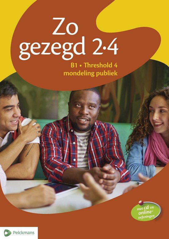 Zo gezegd 2.4 Threshold 4 mondeling publiek leerwerkboek + c - cover